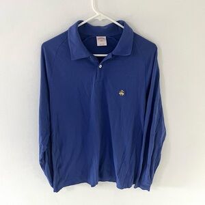 Brooks Brothers Long Sleeve Polo, Size: Medium